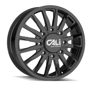 Cali Off-Road – SUMMIT DUALLY – Black – 20″x8.25″ 115mm – All weather Wheels – 9110D-2877GBF115